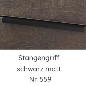Stangengriff schwarz matt: Stangengriff schwarz matt