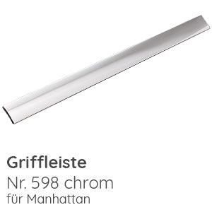 Griffleiste Chrom Nr. 598: Griffleiste Chrom Nr. 598