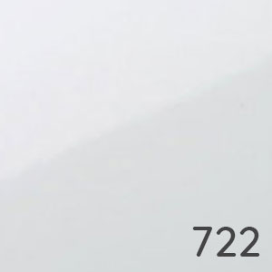 Polarweiß Hochglanz - folierte Front: Polarweiß Hochglanz - folierte Front