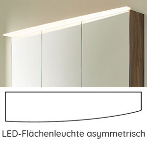 Flächenleuchte asym. 20,9 Watt, 1400 mm schmale Seite rechts: Flächenleuchte asym. 20,9 Watt, 1400 mm schmale Seite rechts