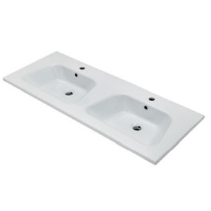 120 cm - LAVABO BLOB 1200 2 V, mit Überlauf: 120 cm - LAVABO BLOB 1200 2 V, mit Überlauf