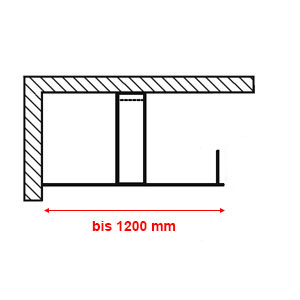 bis 1200 mm: bis 1200 mm
