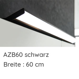 LED-Aufsatzleuchte schwarz - 13,0 Watt - 6000 K: LED-Aufsatzleuchte schwarz - 13,0 Watt - 6000 K