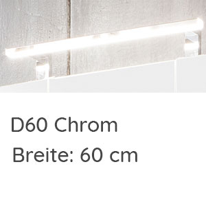 LED-Aufsatzleuchte chrom: LED-Aufsatzleuchte chrom