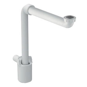 mit Raumsparsiphon: mit Raumsparsiphon