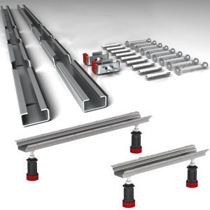 mit MEPA Badewannenfüßen (asymetrisch) + Spezialmontageset: mit MEPA Badewannenfüßen (asymetrisch) + Spezialmontageset