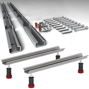 mit MEPA Badewannenfüßen + Spezialmontageset: mit MEPA Badewannenfüßen + Spezialmontageset