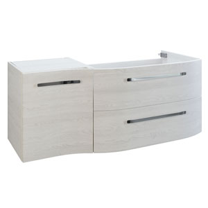 1 Drehtür, 2 Auszüge - Breite: 117 cm: 1 Drehtür, 2 Auszüge - Breite: 117 cm