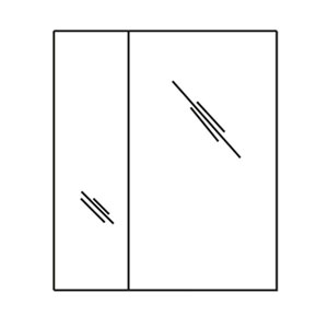 Große Tür rechts, kleine Tür links: Große Tür rechts, kleine Tür links