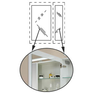 Breite: 33 / 13 cm, Höhe: 59,5 cm: Breite: 33 / 13 cm, Höhe: 59,5 cm