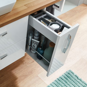 feste Seitenwand rechts - Öffnung links: feste Seitenwand rechts - Öffnung links