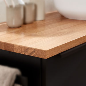 30 mm - Massivholzplatte, ohne LED-Beleuchtung: 30 mm - Massivholzplatte, ohne LED-Beleuchtung