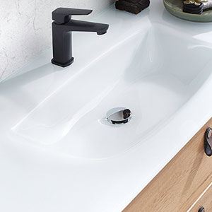 Glaswaschtisch, Optiwhite - 122 cm: Glaswaschtisch, Optiwhite - 122 cm