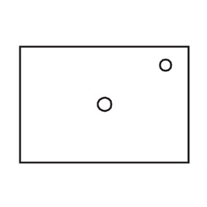mit Ausschnitt für Aufsatzbecken und Armaturbohrung rechts: mit Ausschnitt für Aufsatzbecken und Armaturbohrung rechts
