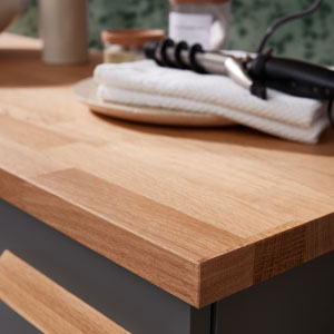 Massivholz - Tiefe: 17,3 cm: Massivholz - Tiefe: 17,3 cm