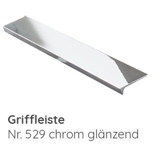 Griffleiste chrom glänzend: Griffleiste chrom glänzend