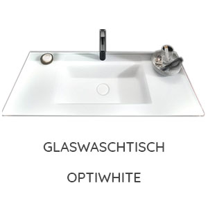 Glas-Waschtisch Optiwhite 1232 mm: Glas-Waschtisch Optiwhite 1232 mm