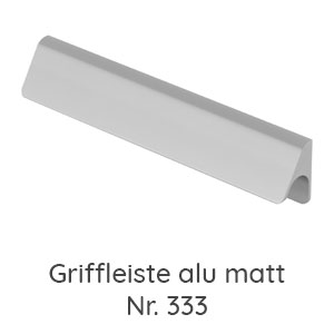 Griffleiste alu matt: Griffleiste alu matt