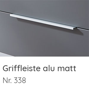 Griffleiste alu matt: Griffleiste alu matt