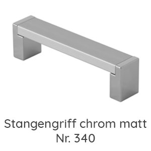 Stangengriff chrom matt: Stangengriff chrom matt