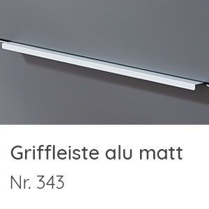 Griffleiste alu matt: Griffleiste alu matt