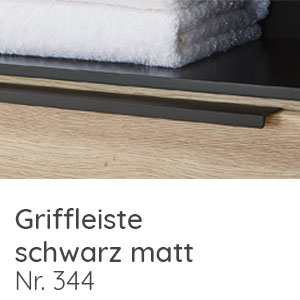 Griffleiste schwarz matt: Griffleiste schwarz matt