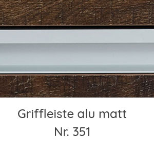 Griffleiste alu matt: Griffleiste alu matt