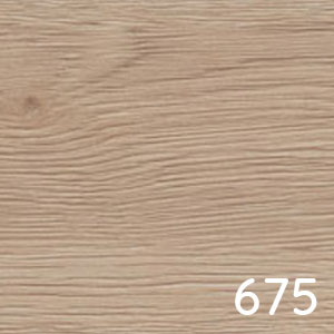 Eiche Sand - grifflos - folierte Front: Eiche Sand - grifflos - folierte Front