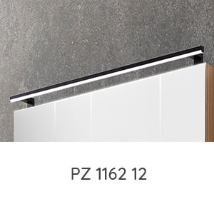 LED-Aufsatzleuchte schwarz matt - 1200 mm: LED-Aufsatzleuchte schwarz matt - 1200 mm