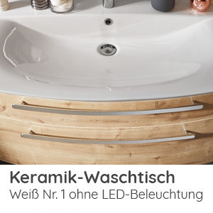 Keramik Weiss 1020 mm Breite ohne LED-Beleuchtung: Keramik Weiss 1020 mm Breite ohne LED-Beleuchtung