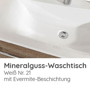 evermite Waschtisch ohne LED Beleuchtung 712 mm Breite: evermite Waschtisch ohne LED Beleuchtung 712 mm Breite
