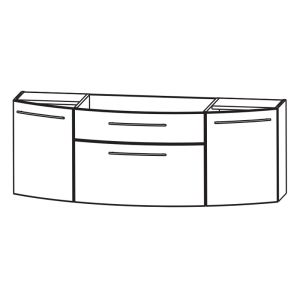 für evermite-Waschtisch 1200 mm Breite: für evermite-Waschtisch 1200 mm Breite