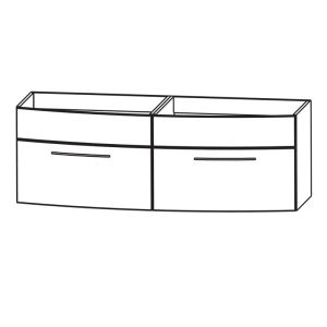 für evermite-Doppelwaschtisch 1400 mm Breite: für evermite-Doppelwaschtisch 1400 mm Breite