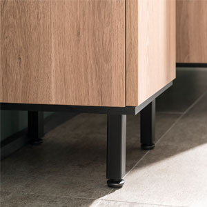 Dekorboden und Zierfüße schwarz: Dekorboden und Zierfüße schwarz