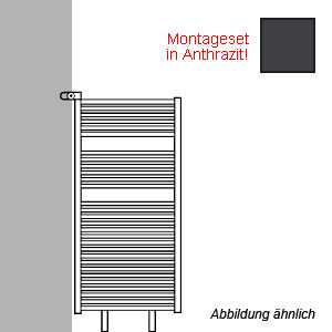 als Raumteiler - inklusive Montageset in Anthrazit: als Raumteiler - inklusive Montageset in Anthrazit