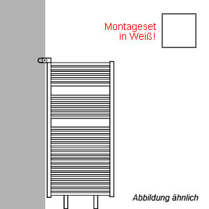 als Raumteiler - inklusive Montageset in Weiß: als Raumteiler - inklusive Montageset in Weiß