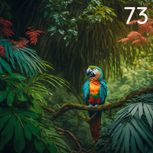 Papagei im Urwald: Papagei im Urwald