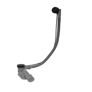 Riho Überlaufkombination - schwarz matt - 105 cm: Riho Überlaufkombination - schwarz matt - 105 cm