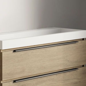 90 cm - Edelstahl: 90 cm - Edelstahl