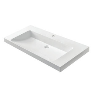 100 cm - RonX 1000C, inkl. Clou Ab- und Überlauf in Chrom: 100 cm - RonX 1000C, inkl. Clou Ab- und Überlauf in Chrom