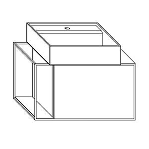 Becken links: Becken links