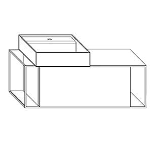 Becken links: Becken links