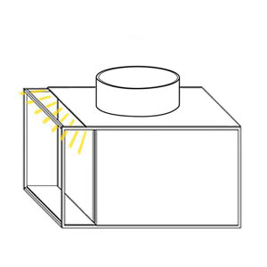 Becken links, mit Waschtisch-Beleuchtung 0,7 Watt: Becken links, mit Waschtisch-Beleuchtung 0,7 Watt