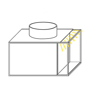 Becken rechts, mit Waschtisch-Beleuchtung 0,7 Watt: Becken rechts, mit Waschtisch-Beleuchtung 0,7 Watt