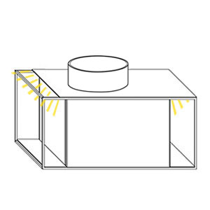 Becken links, mit Waschtisch-Beleuchtung 2 x 0,7 Watt: Becken links, mit Waschtisch-Beleuchtung 2 x 0,7 Watt