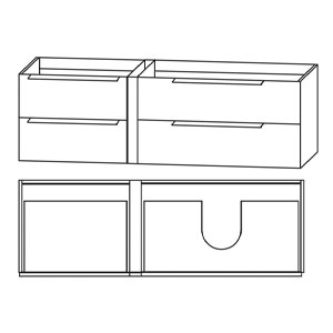 Anbauelement links, mit Griffleisten: Anbauelement links, mit Griffleisten