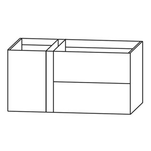 Anbauelement links, mit Push-to-open-Technik: Anbauelement links, mit Push-to-open-Technik