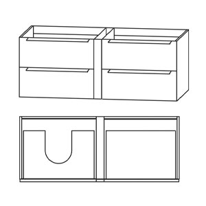 Anbauelement rechts, mit Griffleisten: Anbauelement rechts, mit Griffleisten
