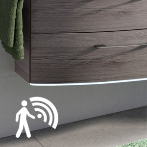 mit LED-Beleuchtung am Unterboden: mit LED-Beleuchtung am Unterboden