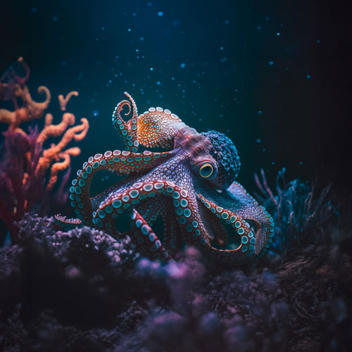 HSK Renodeco Dekor Oktopus HSK Renodeco Dekor Oktopus